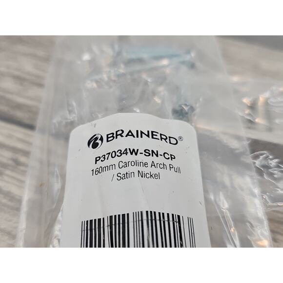 Brainerd 2-pc Caroline Arch Pull (P37034W-SN-CP) 160mm•Satin Nickel [82] - Picture 5 of 9